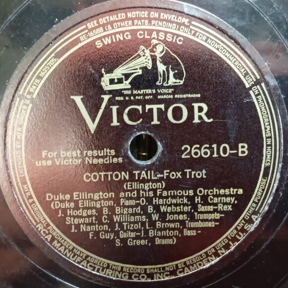 Duke Ellington And His Orchestra - 2 Shellac Record 78rpm Bundle -  Circa 1940 / - Picture 5 of 5